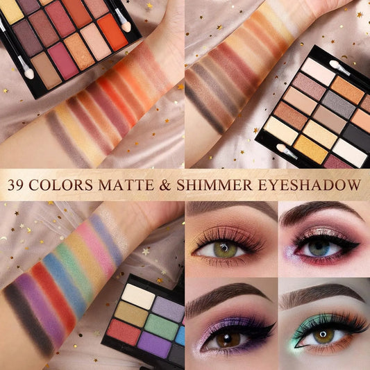 Color Spirit Professional Makeup - Complete Set for Artists And Beauty Enthusiasts