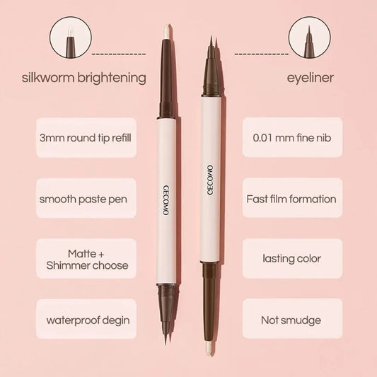 GECOMO Double Ended Shimmer Eyeliner Pen ✨