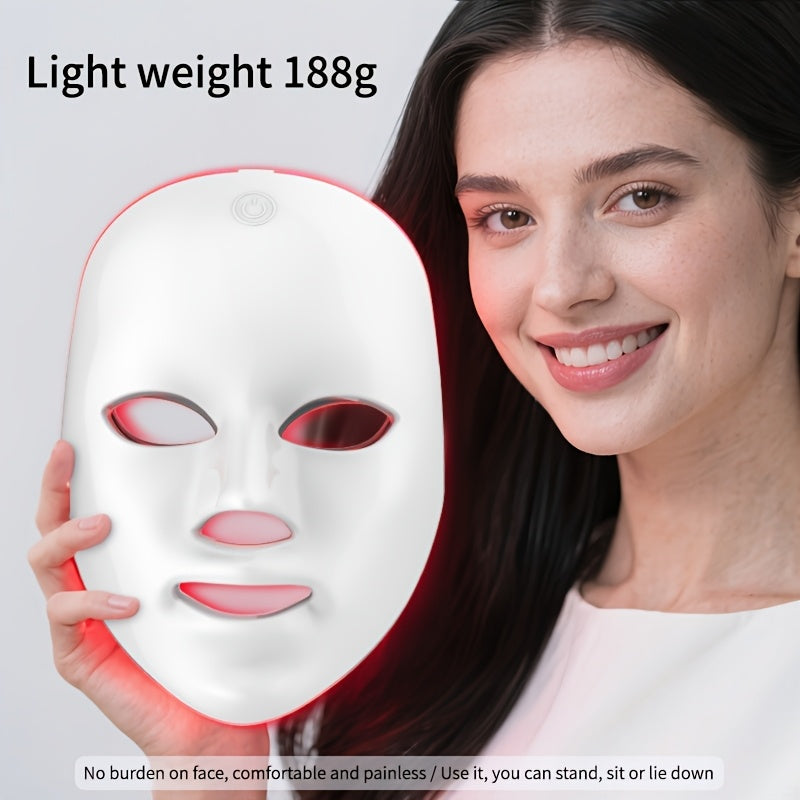 7 Color LED Facial Mask – 7 In 1 Face & Neck Beauty Device