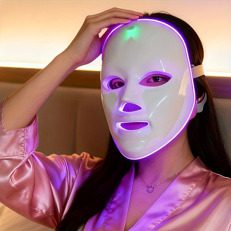 7 Color LED Facial Mask – 7 In 1 Face & Neck Beauty Device