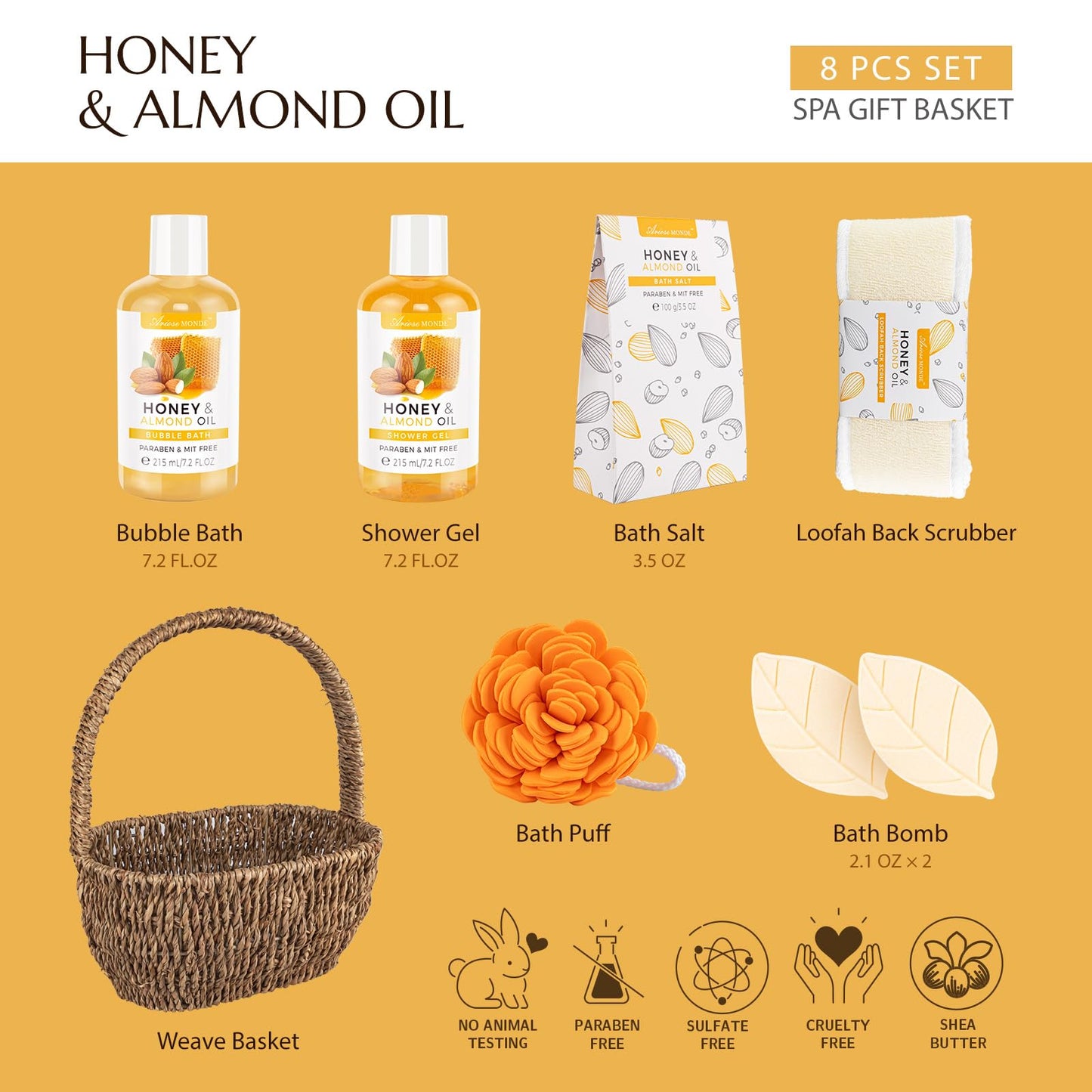 Rose Jasmine Spa Gift Set for Women