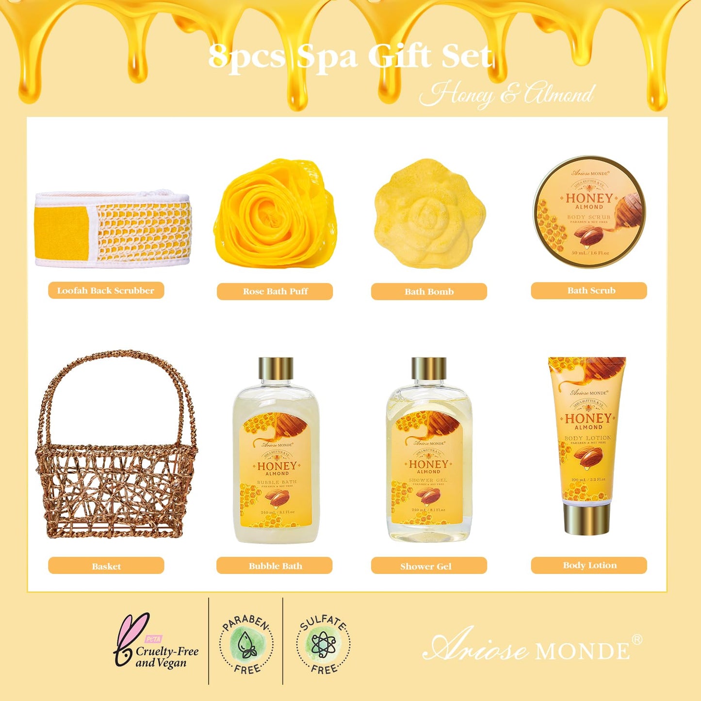 Rose Jasmine Spa Gift Set for Women