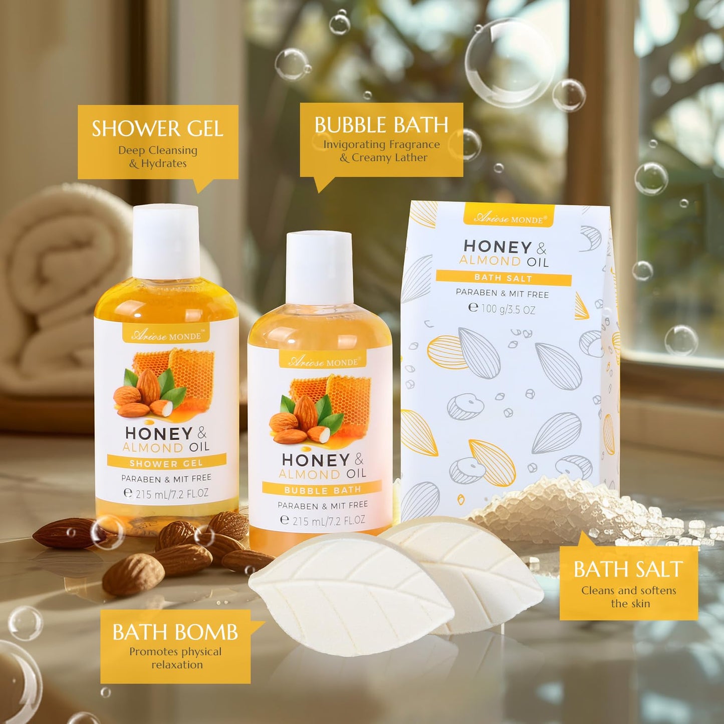 Rose Jasmine Spa Gift Set for Women