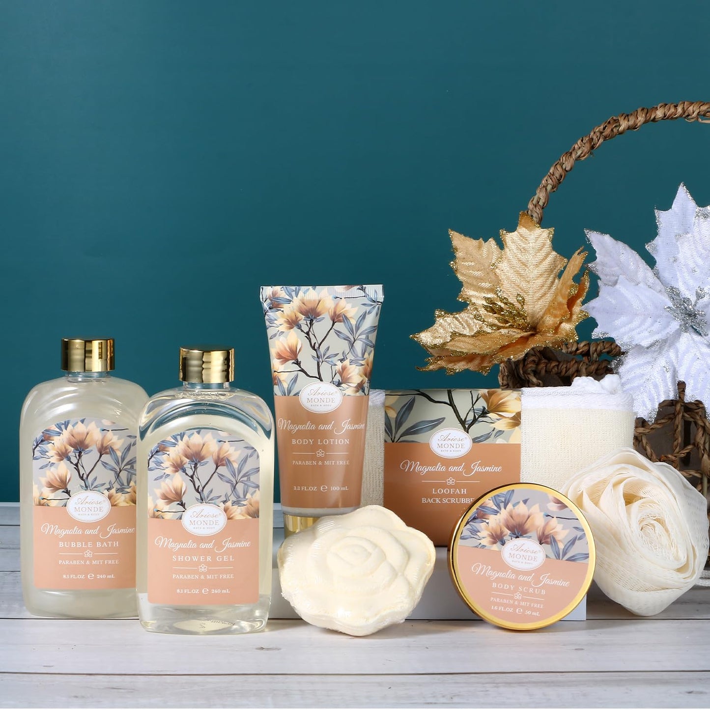 Rose Jasmine Spa Gift Set for Women