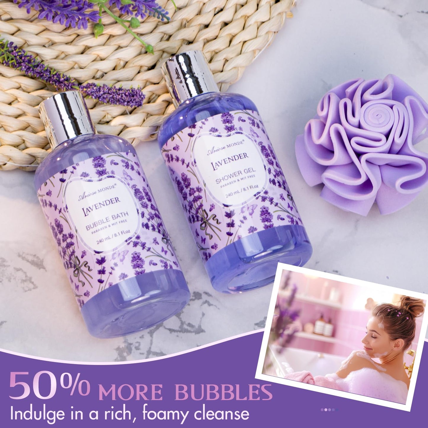Rose Jasmine Spa Gift Set for Women