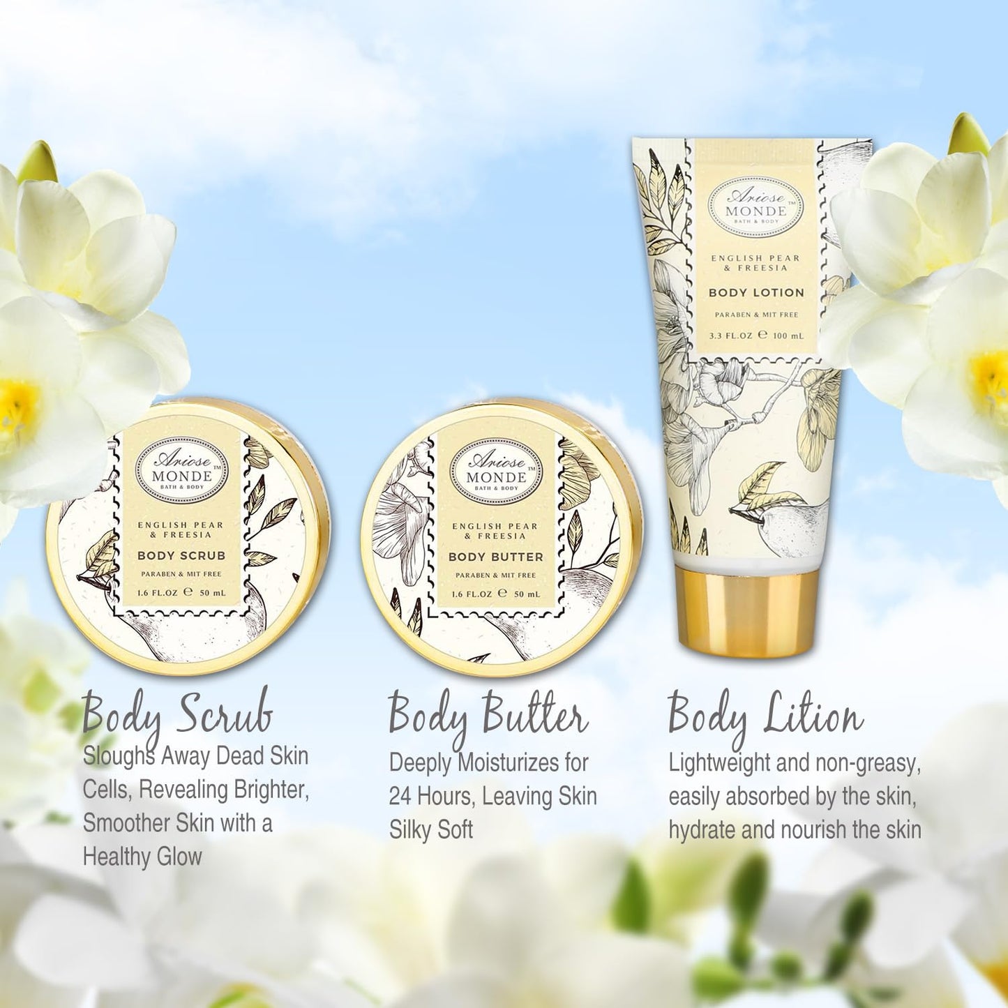 Rose Jasmine Spa Gift Set for Women