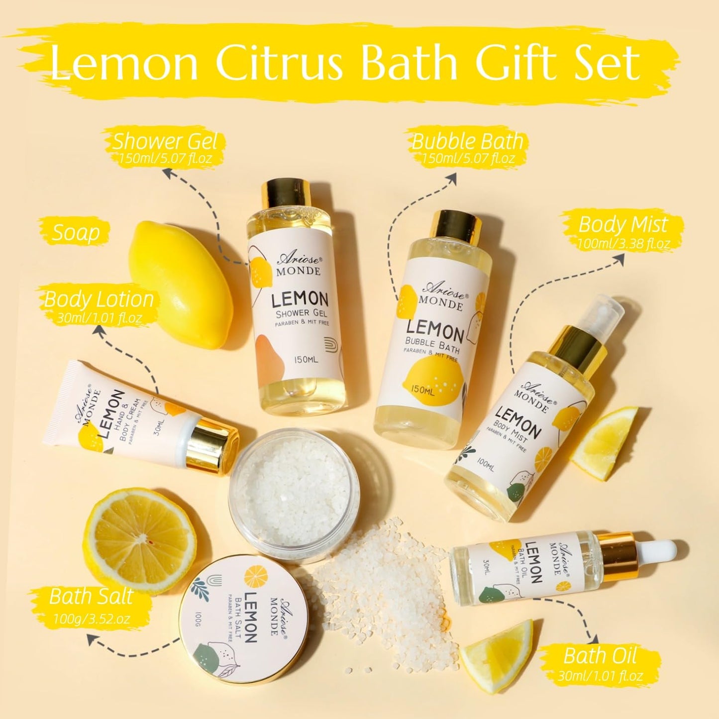 Rose Jasmine Spa Gift Set for Women