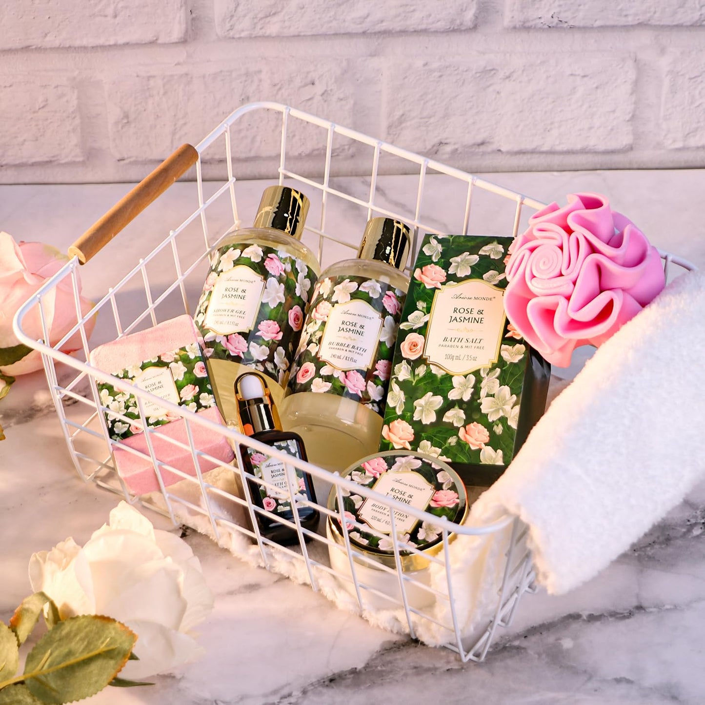 Rose Jasmine Spa Gift Set for Women