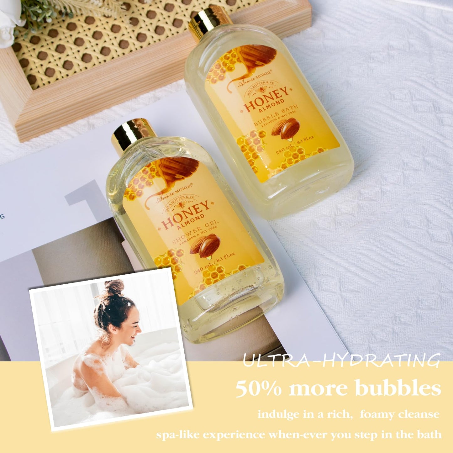 Rose Jasmine Spa Gift Set for Women