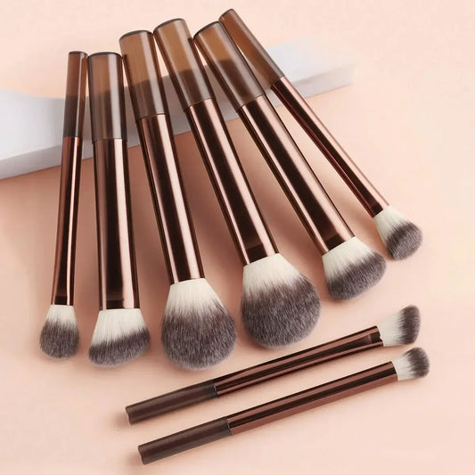 8PCS Professional Makeup Brush Set for Flawless Face & Eye Makeup