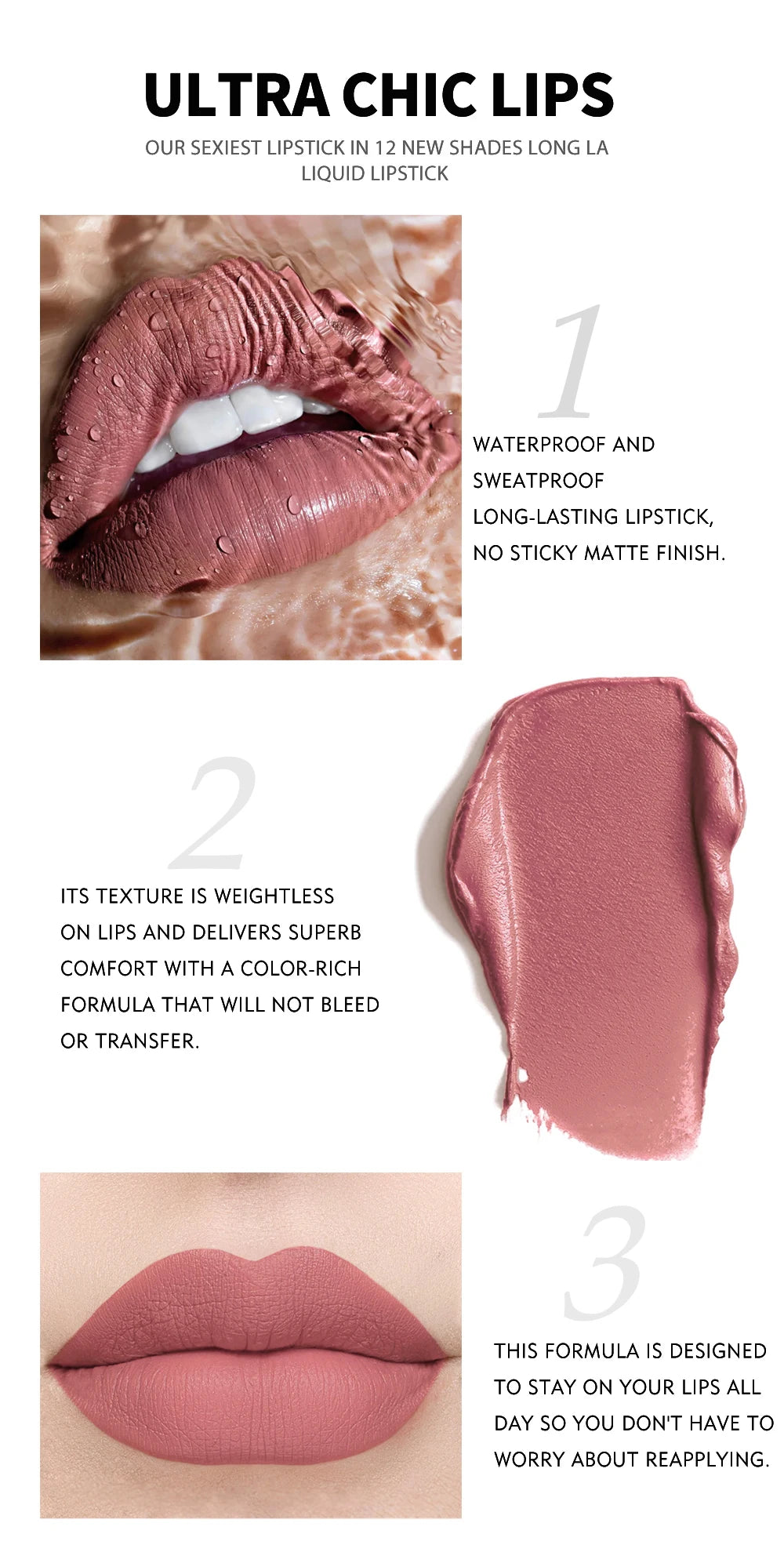 12-Color Velvet Matte Lip Gloss Set - Liquid Lipstick Gift Box Set, Non-Sticky Lip Gloss
