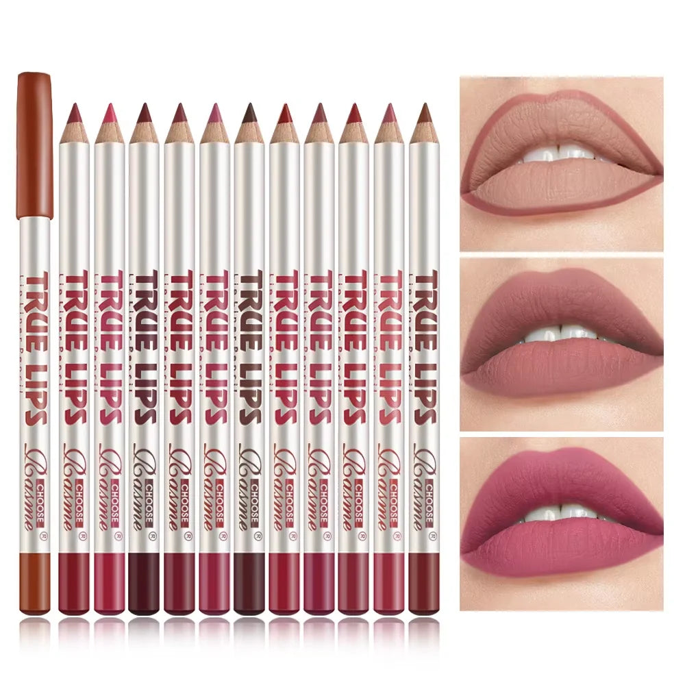 12PCS Matte Lipstick & Lip Liner Set – Long Lasting Waterproof Makeup Kit 💄