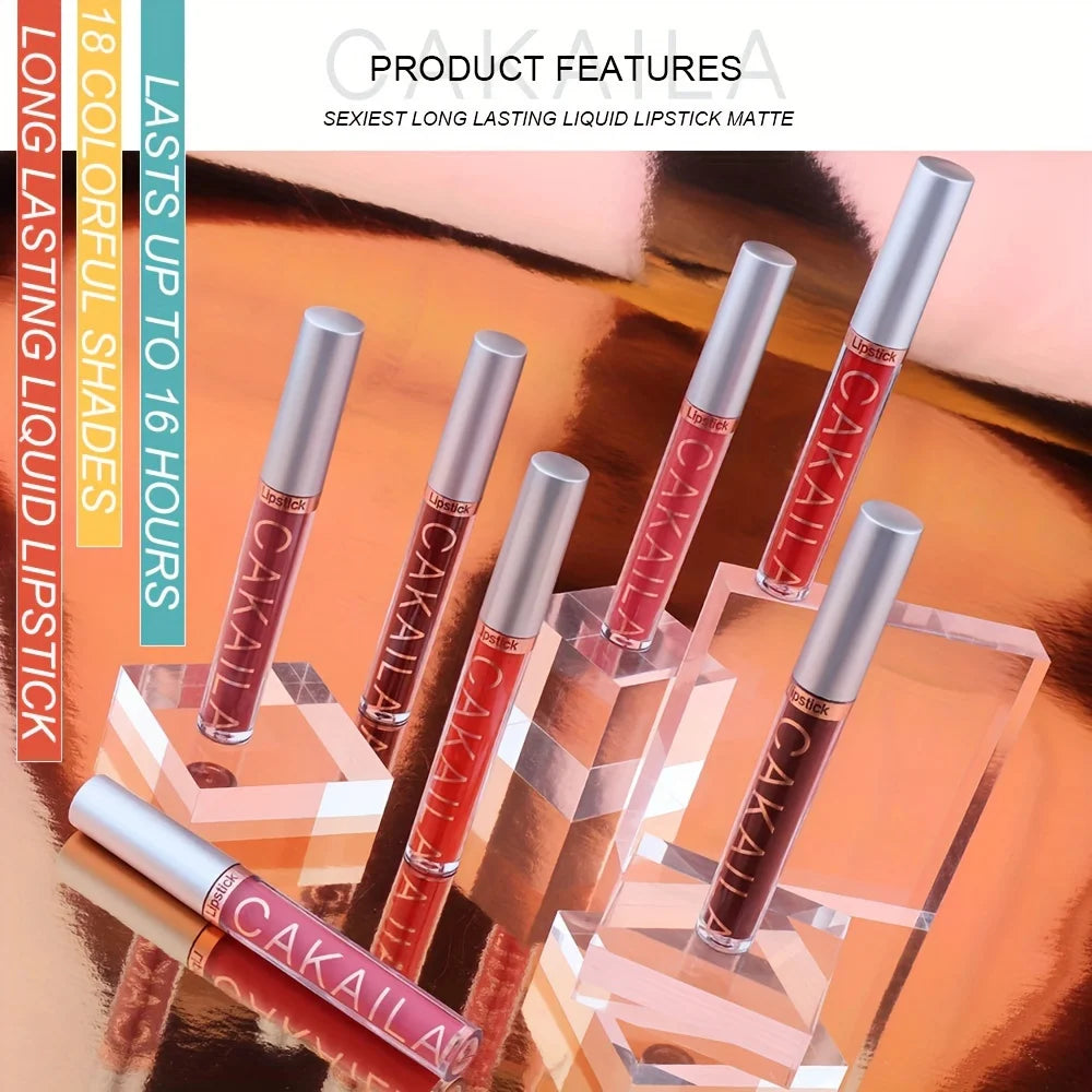 10PCS Matte Lipstick Set – Long Lasting Waterproof Velvet Lip Gloss Kit