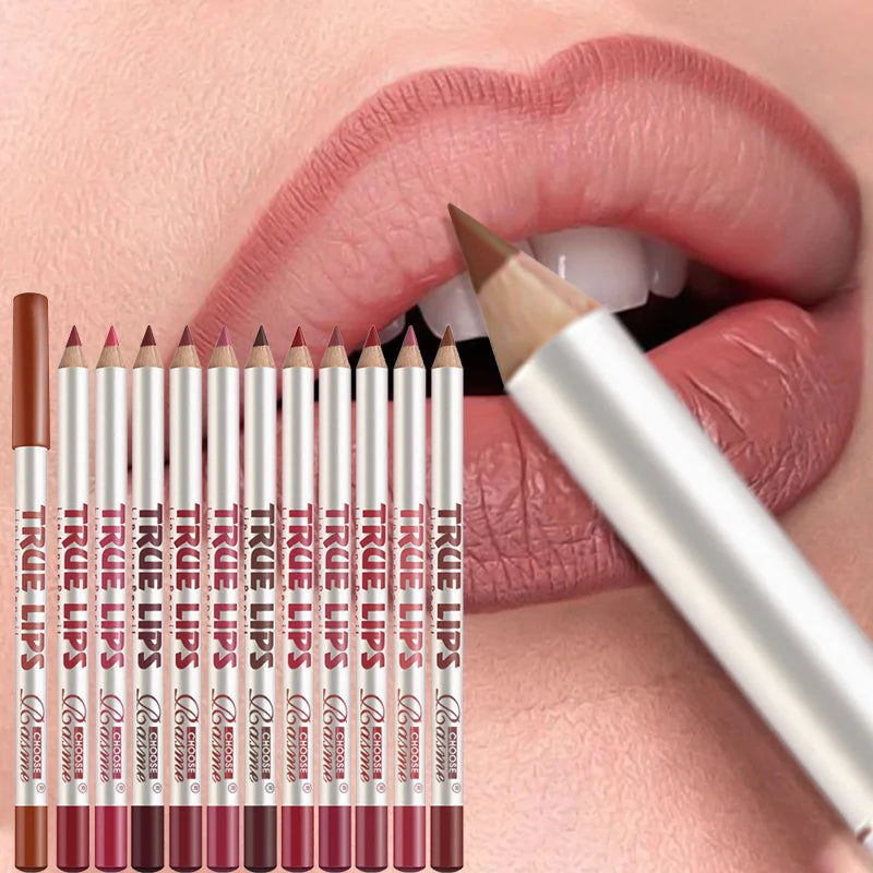 12PCS Matte Lipstick & Lip Liner Set – Long Lasting Waterproof Makeup Kit 💄