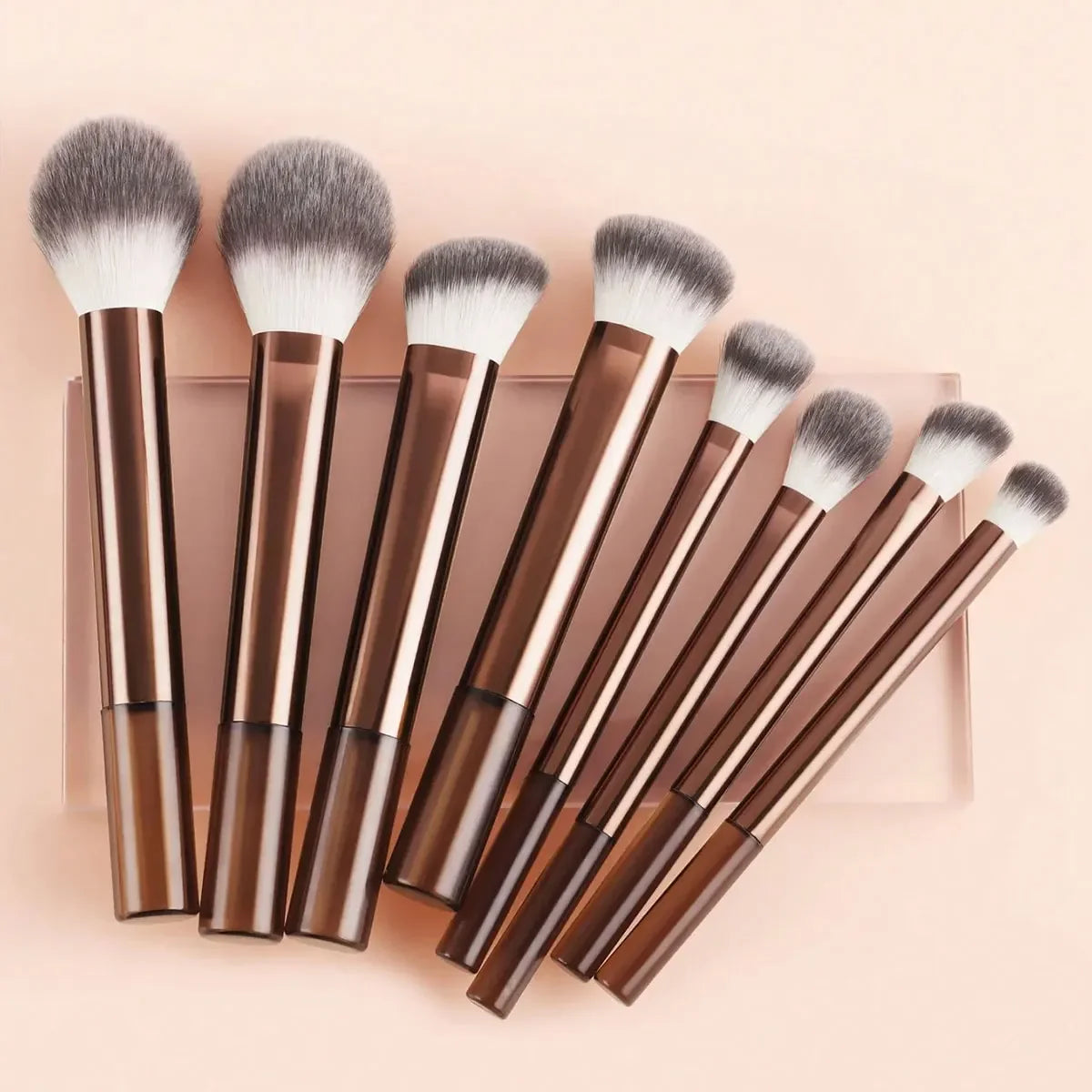 8PCS Professional Makeup Brush Set for Flawless Face & Eye Makeup